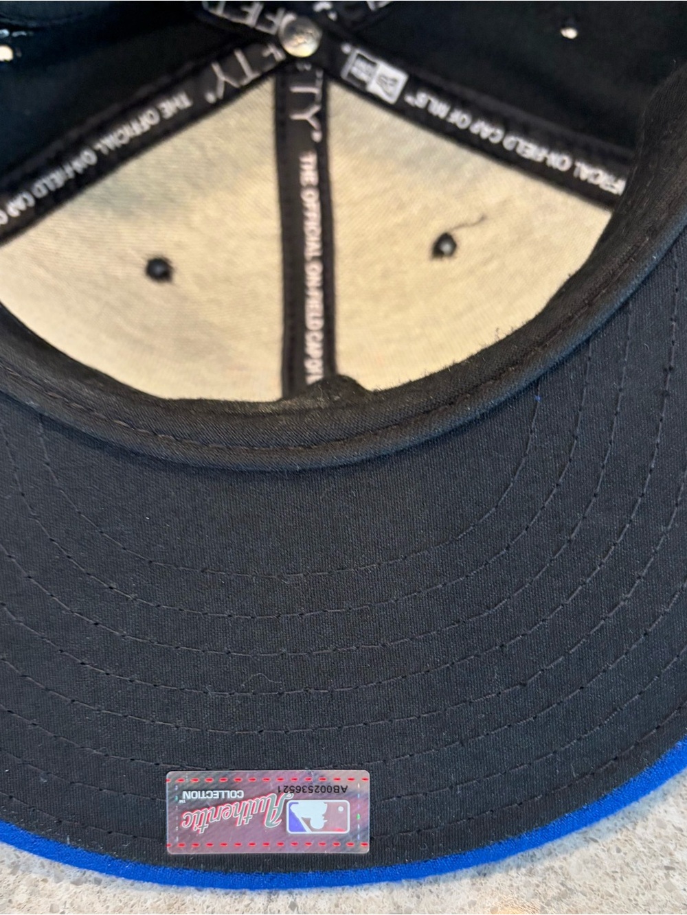 New York Mets MLB New Era 59Fifty Fitted Hat 7 1/2 - Picture 4 of 8